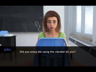 Brunette MILF enjoys big cock and footjob in 3D animation