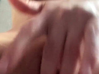 Pussy Close to Camera, Hanging Tits, Big Areolas