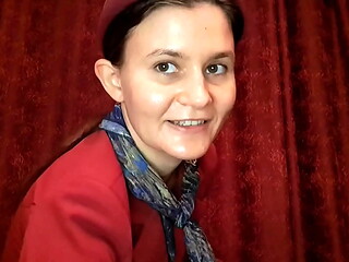 Russian air hostess made my flight unforgetable! (POV)