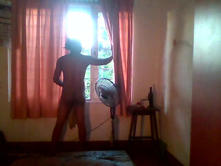 Indian Maid Dressing