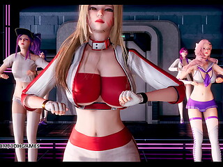 [MMD] Dreamcatcher - SCREAM Hot Striptease Ahri Akali Kaisa Evelynn Seraphine KDA League of Legends