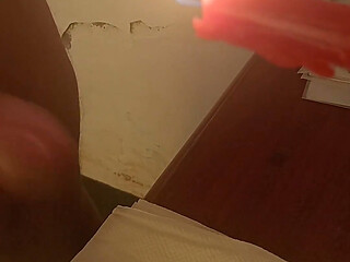 Hot Candle Wax on Cock Cumming