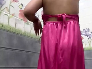 Seducing me wear red nighty my boyfriend