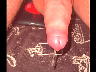 Cum and Squirt from Anal Dildo Riding