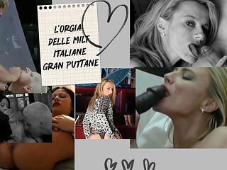 ITLE: Hot Italian MILFs share bodies in lustful orgy