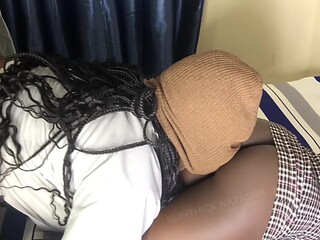 Two African amateur lesbians lick and grind to reach climax