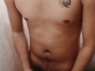 Fleshlab Twinks: Hot Asian Twink Bitch Shot Under the Shower