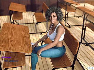 Brunette big tits, 3 dimensional, game walkthrough