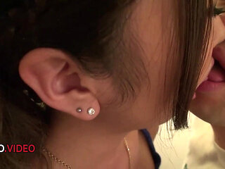 Yui Nanase Delivers Steamy Asian BJ, Revealing Her Juicy Tits!
