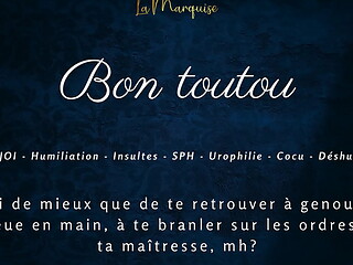 Bon toutou - French audio porn joi femdom