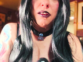 Miss Tina Snua Gives You Instructions to Wank & Cum All Over My Gloves & Rings - Latex JOI CEI