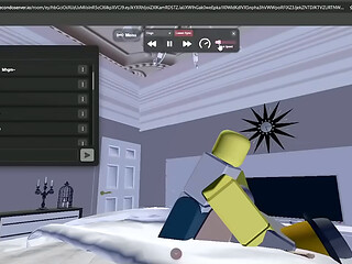 fucking girl in a roblox condo