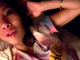 Amateur asian masturbates