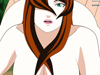 Naruto's MILF Mei gets a creamy creampie in this full-length 3D animation.