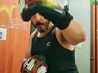 Gouine Wrestler - POV Muscle Worship Training Session