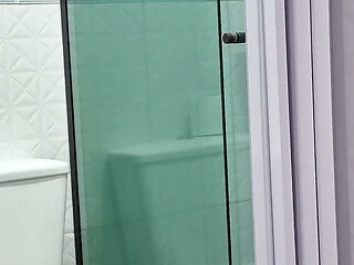 Married Woman Home Alone Calls a Plumber and Teases Him by Showing Herself off Wearing Only a Bath Towel
