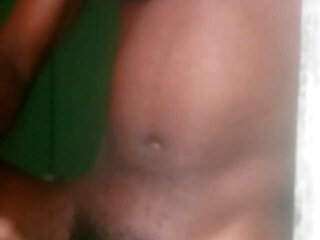 He cums all over his body.
