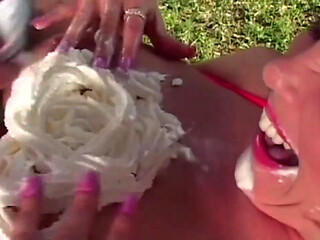 Busty Blonde MILF Gets Creamed Before Outdoor Ride