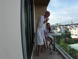 Messing Around, Teasing Each Other In Our Hotel Room