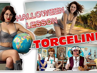 TORCELINI &ndash_ Halloween Lesson 5: Witch teacher &amp_ Broom Ride SFW