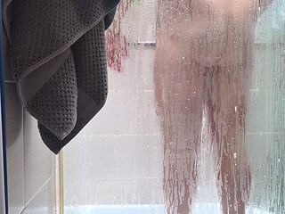 Amateur shower pov of ass cock nudes body
