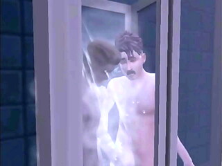 camel in the shower