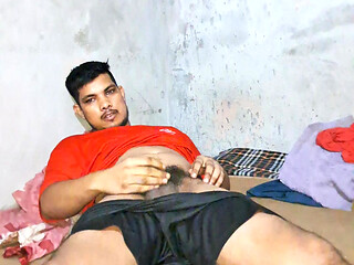 Alone boy masturbation big cock