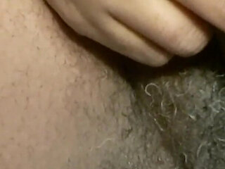 Stimulating My Hairy Pussy with My Vibrators Cumming Hard