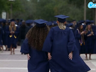 College Sluts Remember Their Graduation Day