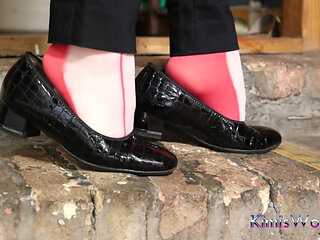 Creative Pantyhose & Birki Shoeplay