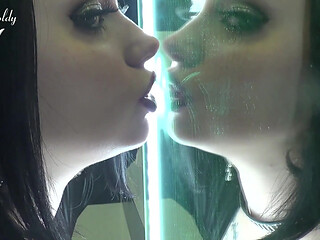 Kiss my huge lips  -  and you will be completely mine