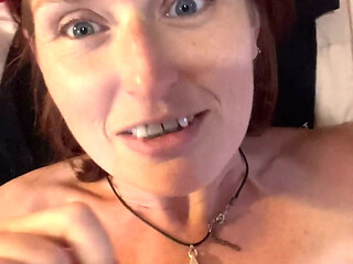 Hairy mature pussy does some serious squirting ahead of a leg shaking orgasm