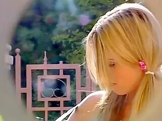 Guy fucks hot blonde in pink dress