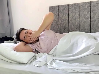 My stepbrother comes home from a party very late at night, gets into my bed, and secretly penetrates my ass all night long, leaving my ass filled with hot semen.