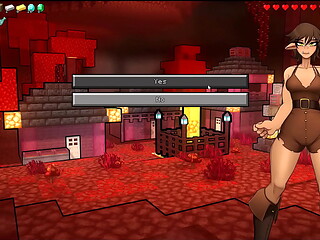 HornyCraft [ Parody Hentai game PornPlay ] Ep.48 public creampie in the crowd !