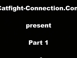 Busty alpha MILFs show off their big tits and engage in a catfight