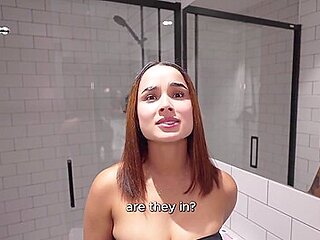My Stepsister Loves To Play With Her Ass When No One Is Home! Anal Pov