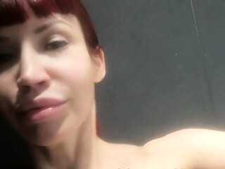 Great Big Boobs On Masturbating Redhead
