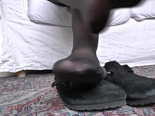 Sniff My Cheesy Nylon-slippered Feet
