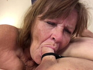 Granny Carmen Angel: Sexy Cocksucking, Deepthroating Gilf