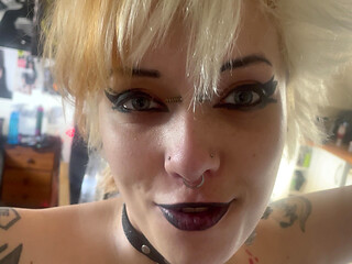 Mouth Tour Black Lipstick Goth