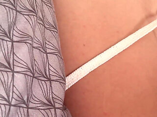 I Caught Step Sis Close to Me Masturbating on My Morning Erection so I Fucked Her Tight Pussy and Creampie