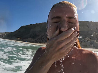 Facial at the Nude Beach