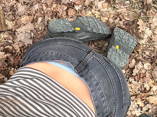 I randomly told him to start filming and take off his pants