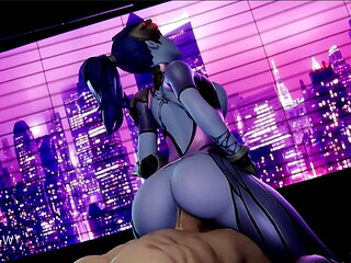 Thicc Ass Mercy Gets Anal Fucked, Tight Ass Widowmaker Riding A Cock, Tight Petite Nico Ass Fucked