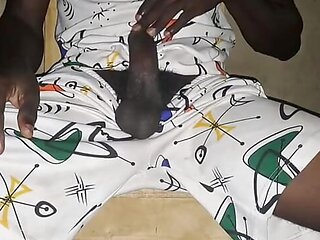He secretly reveals his big black cock