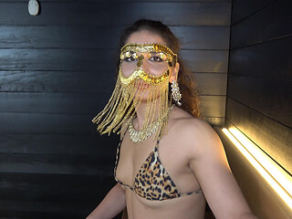 Sauna Time with My Big Ass Arab Stepsister Behind a Golden Veil