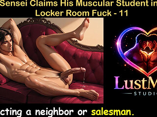 Gay Audio Sex Story - Judo Sensei Claims His Muscular Student in Rough Locker Room Fuck - Part 11