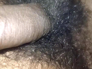 Big black thick top hard cock jerking precum rubbing loud moaning