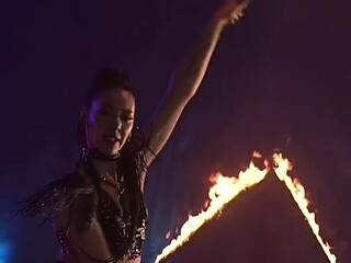 Fire Perfomance by Cara Croft